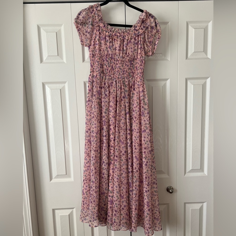 Rachel Parcell Pink Floral Dress